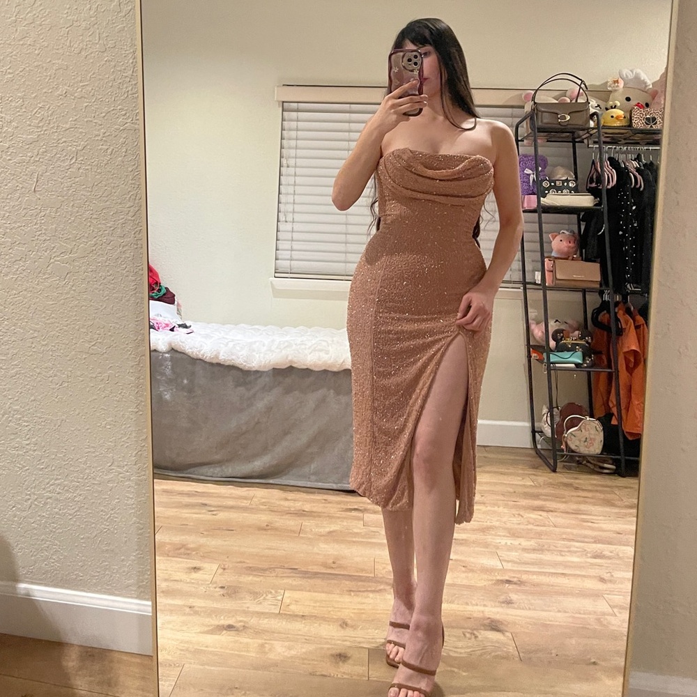 Oh Polly embellished dress